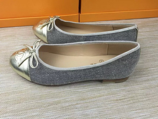 CHANEL Shallow mouth flat shoes Women--150